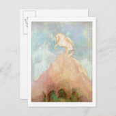 Weißer Pegasus, c.1908 (Öl auf Leinwand) Postkarte (Vorne/Hinten)