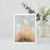 Weißer Pegasus, c.1908 (Öl auf Leinwand) Postkarte (Stehend Vorderseite)