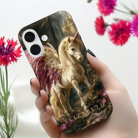 Weißer Pegasus Rosa MASI - Museo d'arte della Sviz Case-Mate iPhone Hülle