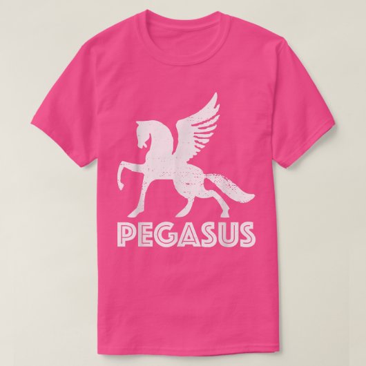 Weißer Pegasus T Shirt Magische Unikorn Hor gestör (Design vorne)
