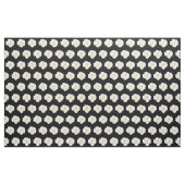 Weißer Pegel Wasserfarbe Schwarz Stoff (Yard (91,4 cm))