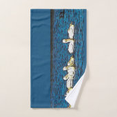 Weißer Pelikan-Vogel-Tier-Tierbad-Tuch-Set Badhandtuch Set (Handtuch)