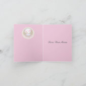 Weißer Perleneffekt essbare Muttertag Karte (Innenseite)