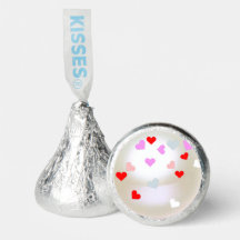 Weißer Perleneffekt mit Herzen