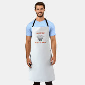 Weißer Personalisierter Bark Funny Apron Schürze (Getragen)