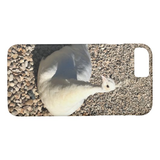 Weißer Pfau, Idaho Case-Mate iPhone Hülle (Rückseite (Horizontal))