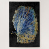 Weißer Pfau Puzzle (Vertikal)