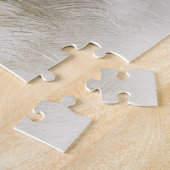 Weißer Pfau-Puzzle Puzzle (Seite)