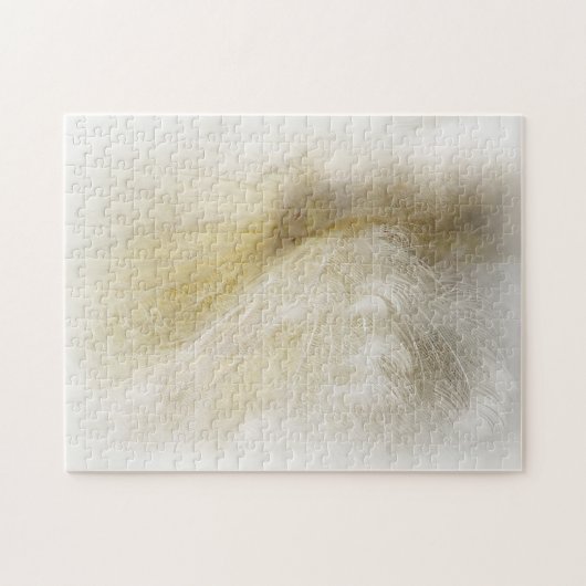 Weißer Pfau-Puzzle Puzzle (Horizontal)