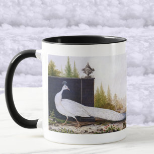 Weißer Pfau Tasse