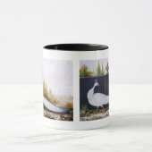 Weißer Pfau Tasse (Zentrum)