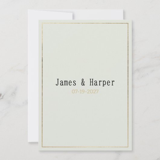 Weißer Pfefferminz, zarte UAWG Einladung (Rückseite)