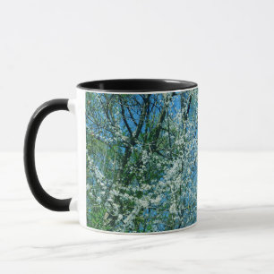 Weißer Pflaumenbaum Tasse