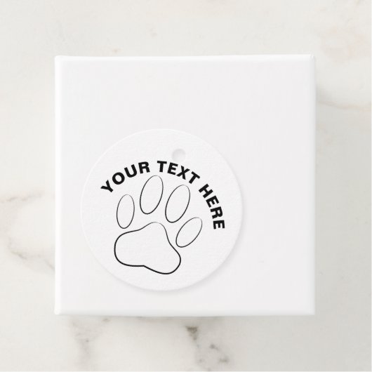 Weißer Pfosten, benutzerdefiniert, klassischer Run Geschenkanhänger (Beispiel)