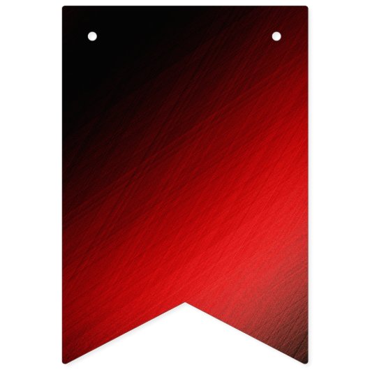 Weißer Phoenix steigt rot an schwarzen Aschen Wimpelkette (Zweite Fahne)