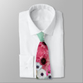 WEISSER PINK ROSES,ANEMONE BLUME AQUAMARIN AQUA BL KRAWATTE (Gebunden)