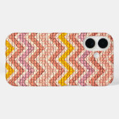 WEISSER PINK YELLOW MOSAIC CHEVRONS Case-Mate iPhone HÜLLE (Rückseite (Horizontal))