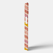WEISSER PINK YELLOW MOSAIC CHEVRONS GEM MONOGRAM Case-Mate iPhone HÜLLE (Rückseite / Rechts)