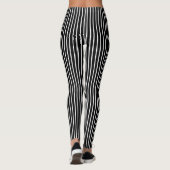 Weißer Pinstreifen Leggings (Rückseite)