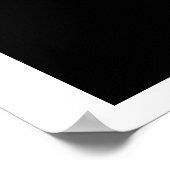 Weißer Pinwheel Jasmine in Sonnenlicht Poster (Ecke)