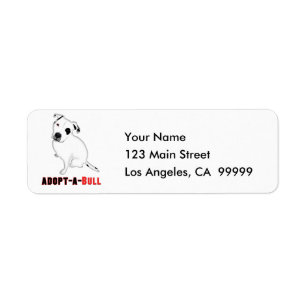 Weißer Pitbull Welpe ADOPT-A-BULL