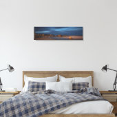 Weißer Point Strand in dusk gewickelte Leinwand (Insitu (Schlafzimmer))