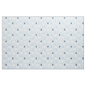 Weißer Polar Bären Schneeflocken Hellblau Stoff (Fat Quarter (45,7 x 55,9 cm))