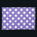 Weißer Polka-Pfoten Küchentuch<br><div class="desc">Weißer Polka-Pfoten</div>