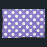 Weißer Polka-Pfoten Küchentuch<br><div class="desc">Weißer Polka-Pfoten</div>