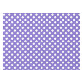 Weißer Polka-Pfoten Tischdecke (Vorderseite (Horizontal))