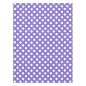 Weißer Polka-Pfoten Tischdecke (Vorderseite)