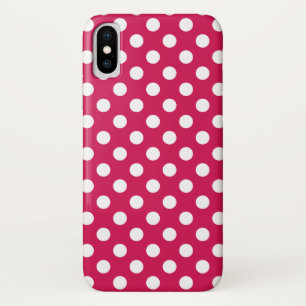 Weißer Polka-Punkte auf Cerealien Case-Mate iPhone Hülle