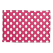 Weißer Polka-Punkte auf Cerealien Kissenbezug (Rückseite)