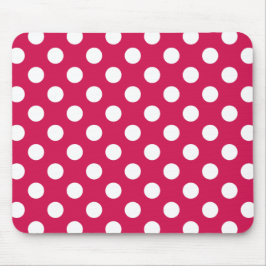 Weißer Polka-Punkte auf Cerealien Mousepad