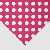 Weißer Polka-Punkte auf Cerealien Seidenpapier (Ausschnitt)