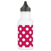 Weißer Polka-Punkte auf Cerealien Trinkflasche (Rechts)