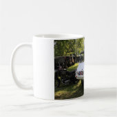 Weißer Puch Haflinger Kaffeetasse (Links)