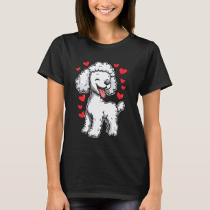 Weißer Pudel Liebhaber T-Shirt