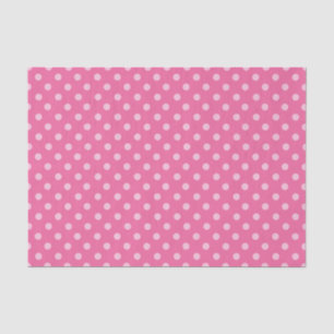 Weißer Punkt Rosa Hintergrund Eleganter Polka Dot Seidenpapier