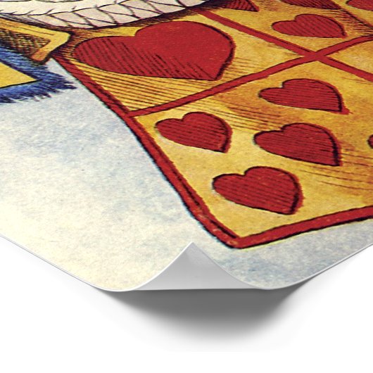 WEISSER RABBIT POSTER (Ecke)