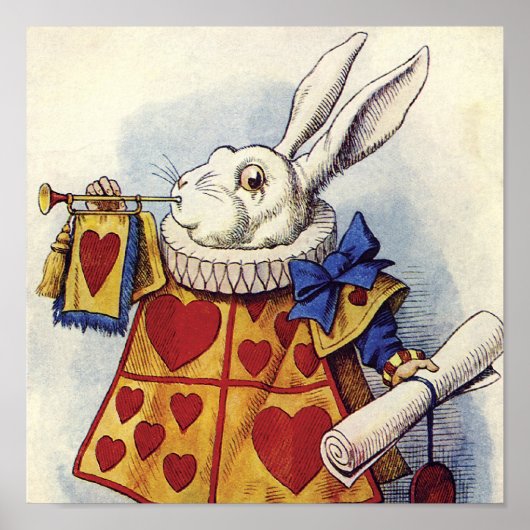 WEISSER RABBIT POSTER (Vorne)