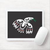 Weißer Rabe Mousepad (Mit Mouse)