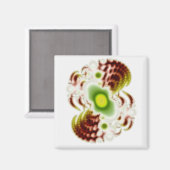 Weißer Raum 1 Magnet (Vorderseite/Rückseite)