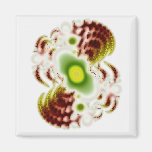 Weißer Raum 1 Magnet (Vorne)