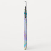 *~* Weißer Regenbogen Agate Gold Glitzer Pastell Case-Mate iPhone Hülle (Hinten/Links)