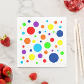 Weißer Regenbogen Papier Napkins Serviette (Beispiel)