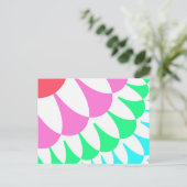 Weißer Regenbogen Postkarte (Stehend Vorderseite)