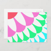 Weißer Regenbogen Postkarte (Vorne/Hinten)