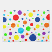 Weißer Regenbogen Spots Küchentücher (Horizontal)