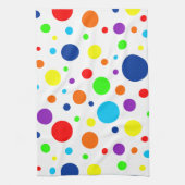 Weißer Regenbogen Spots Küchentücher (Vertikal)